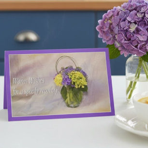 Warm Wishes In Your Surgery Recovery Greeting Card Kort