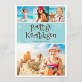 Warme Kerstmis Groet van de vakantie