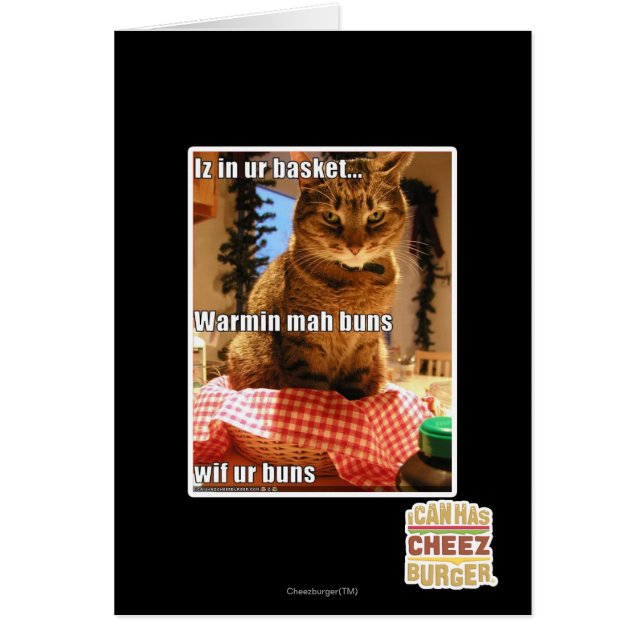 Warmin mah buns hälsningskort (Framsidan)