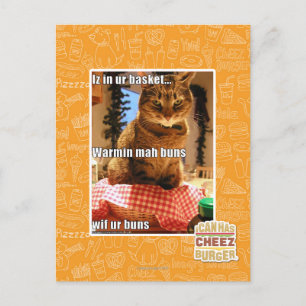 Warmin mah buns vykort