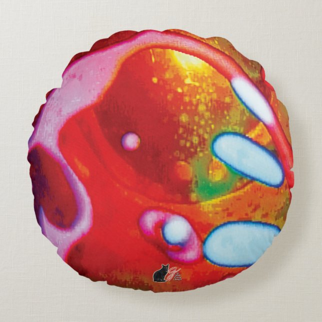 Warming Wraith Rund Kudde (Framsidan)