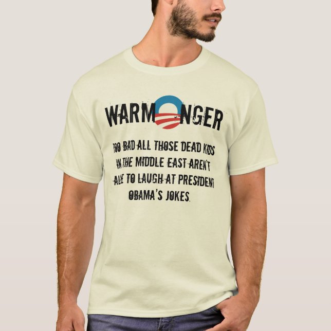 Warmonger Tee Shirt (Framsida)