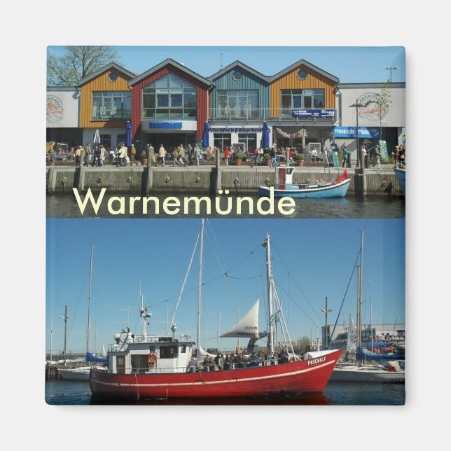 Warnemünde Magnet (Framsidan)