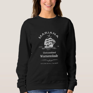 Warnemünde Ostseebad-Mariana-Schiff & Möwe- Warne T Shirt