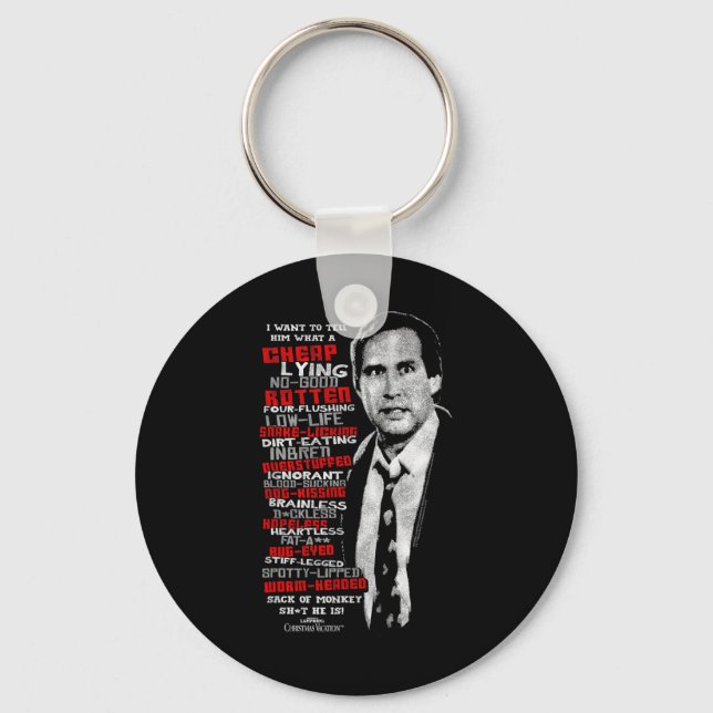 Warner Bros. Christmas Vacation Svordomar - Kvinno Nyckelring (Framsida)