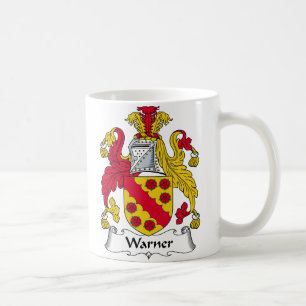 Warner familjvapensköld kaffemugg