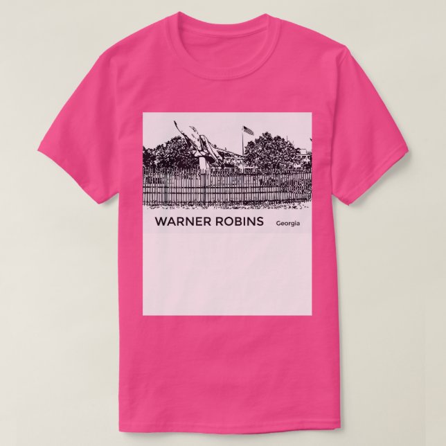 Warner Robins Georgia TShirt T Shirt (Design framsida)