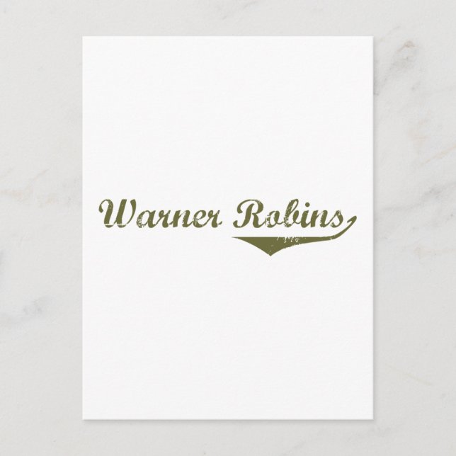 Warner Robins Revolution t shirts Vykort (Framsida)