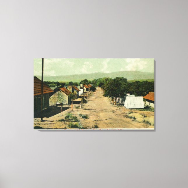 Warners Hett Vår ViewSan Diego County, CA Canvastryck (Framsida)