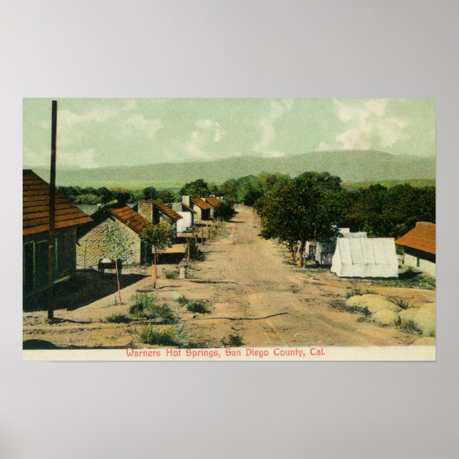 Warners Hett Vår ViewSan Diego County, CA Poster (Framsidan)