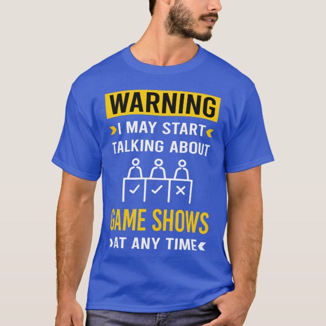 Warning Game ShowsV Show girl T Shirt (Framsida)