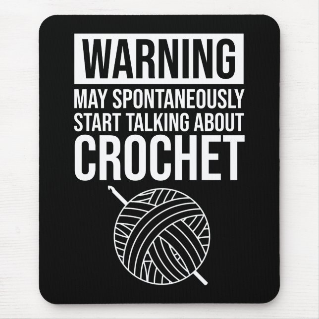 Warning - May Start Talking About Crochet Musmatta (Framsidan)