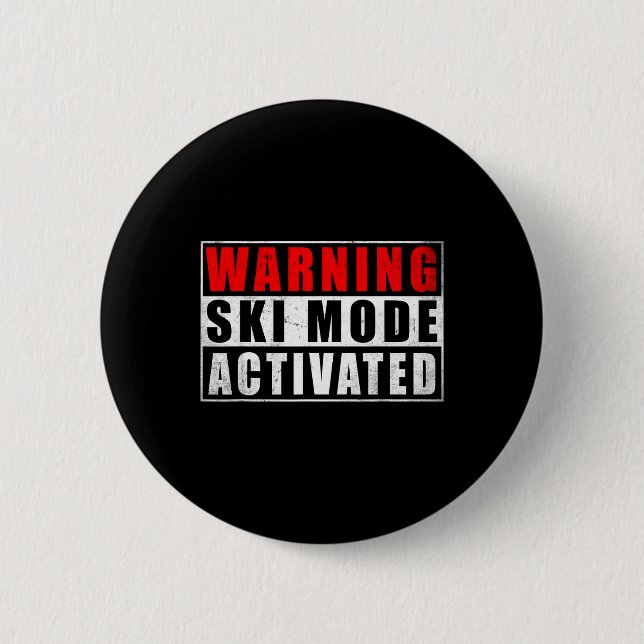 Warning Ski Mode Activated 1  Knapp (Framsida)