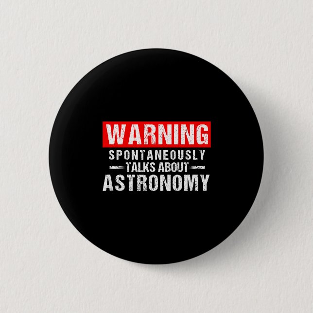 Warning Sntaneously Talks About Astronomy Teacher  Knapp (Framsida)