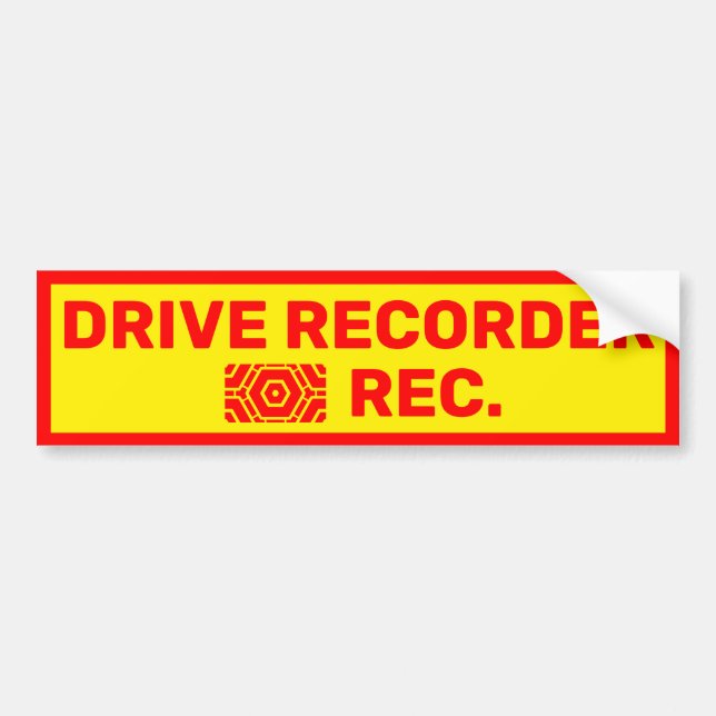 Warning Sticker Bildekal (Framsidan)