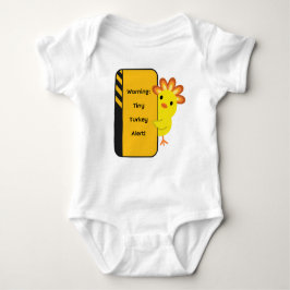 Warning: Tiny Turkey Alert Thanksgiving Quote Gift T Shirt
