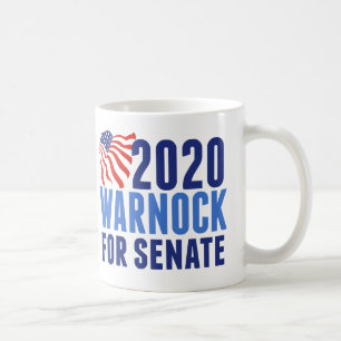 Warnock för senaten kaffemugg