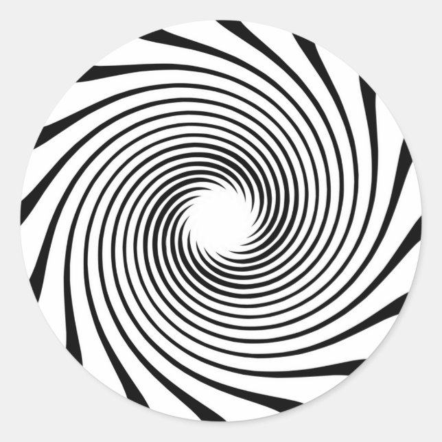 Warp Drive Design Runt Klistermärke (Framsida)