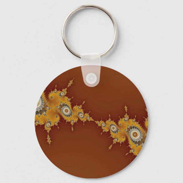 Warp - Fractal nyckelkedja Nyckelring (Framsida)