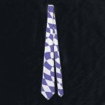 Warped Checkboard Checkar Mönster Retro Slips<br><div class="desc">Coola,  varmare groovy,  schaktad mönster i färg 2022,  periwinkle blue,  med en hemdekoder för sovrum,  vardagsrum,  köksartiklar eller dagstillbehör och kontorsprodukter för trendig retroretrovirala bror. Enkla dubbelkontroller i färg på året för lite retro-psykodelic stil. Trådlöst och snurrande schacentrum,  checkers,  rutnät 2022 färg.</div>