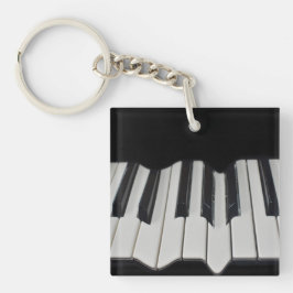 Warped Piano Nycklar Acrylic Nyckelring