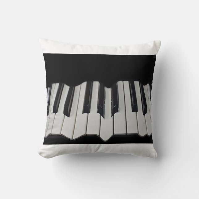 Warped Piano Nycklar Cushion Kudde (Framsida)