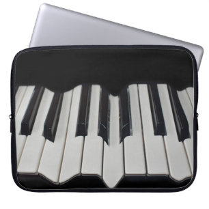 Warped Piano Nycklar Laptop Fodral