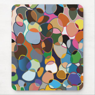 Warped Polychrome Circle Mönster Musmatta