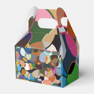 Warped Polychrome Circle Mönster Presentaskar