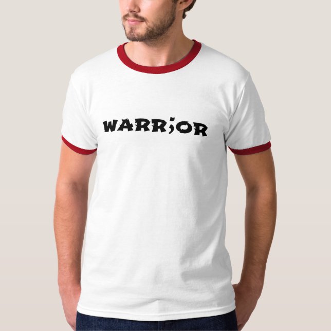 Warr; eller - halvt kolon tee shirt (Framsida)