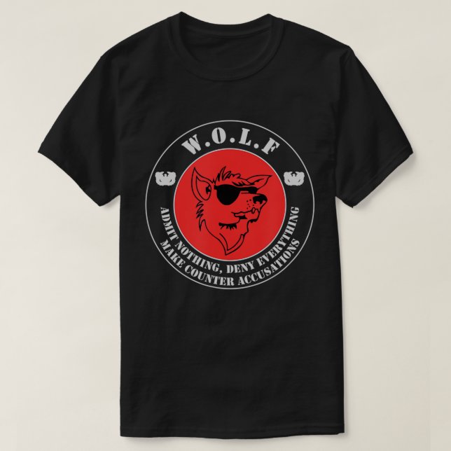 Warrant Officer Liberation Front (W.O.L.F.) CW2 CW T Shirt (Design framsida)