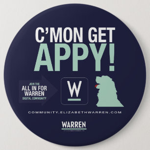 Warren 2020 - Borggård - C'Mon få APPY! Knapp