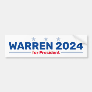 Warren 2024 stötfångare bildekal