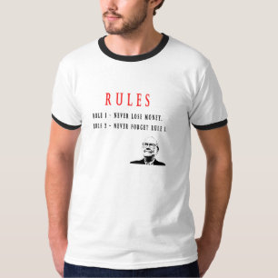 Warren buffé härskar skjortan t shirt