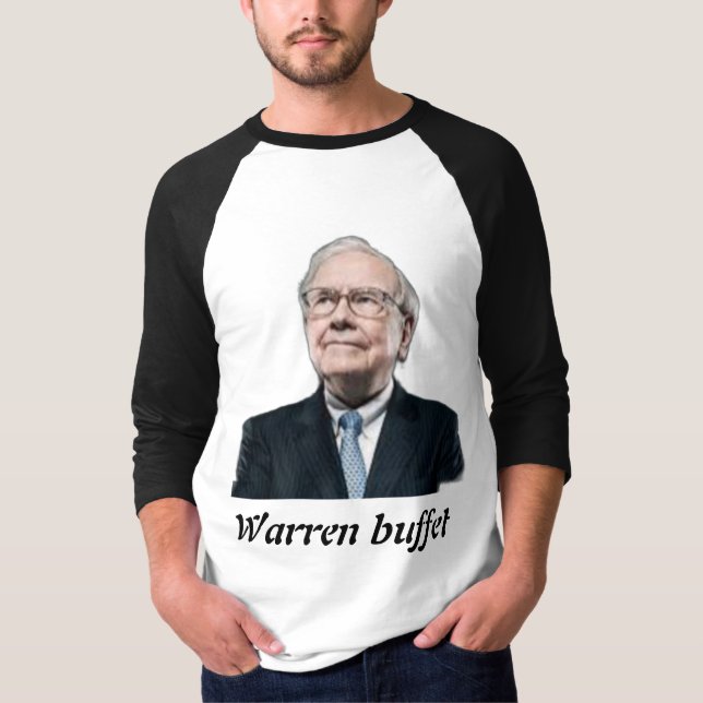 Warren buffet 3 t shirt (Framsida)