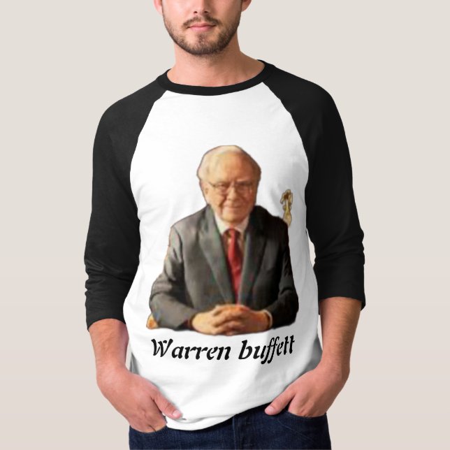 Warren buffett 9 t shirt (Framsida)