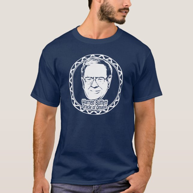 Warren Buffett - Oracle av Omaha T-shirt (Framsida)