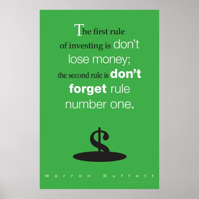 Warren Buffett poster (Framsidan)