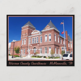 Warren County Domstol - McMinnville, TN Vykort