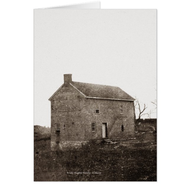 Warren County Jail 1863 Hälsningskort (Framsidan)