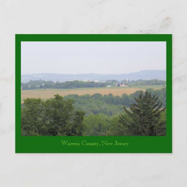Warren County, New Jersey Vykort (Framsida)