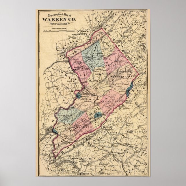 Warren County, NJ Poster (Framsidan)