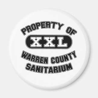 Warren County Sanitarium Products Magnet