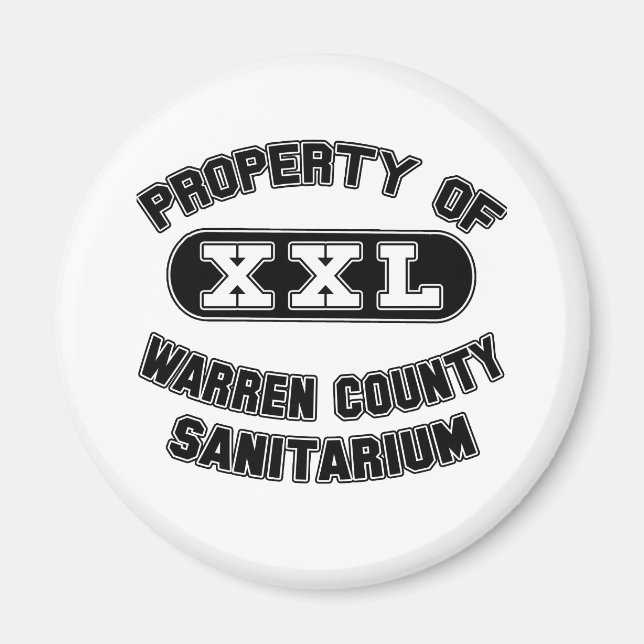 Warren County Sanitarium Products Magnet (Framsidan)