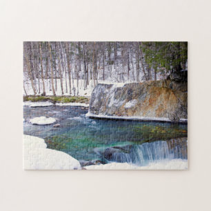Warren Falls Vermont. Pussel