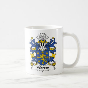 Warren familjvapensköld kaffemugg