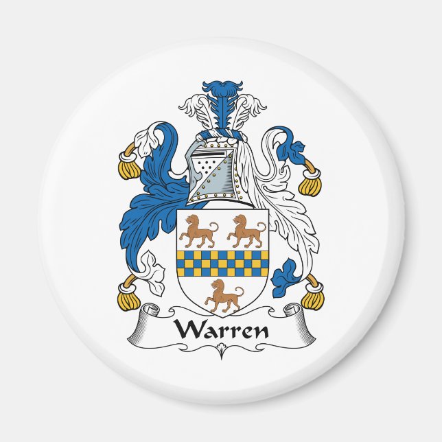 Warren Family Crest Magnet (Framsidan)