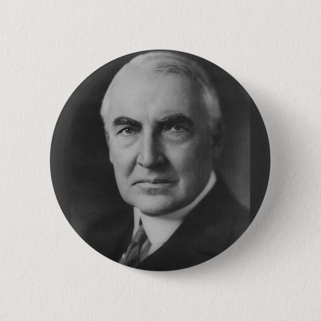 Warren G. Harding 29:e presidenten Knapp (Framsida)