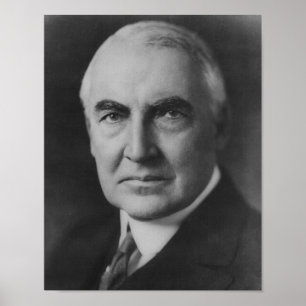 Warren G. Harding 29:e talman Poster