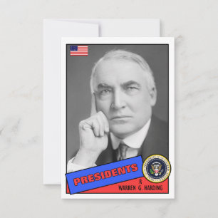 Warren G. Harding Basebollkort